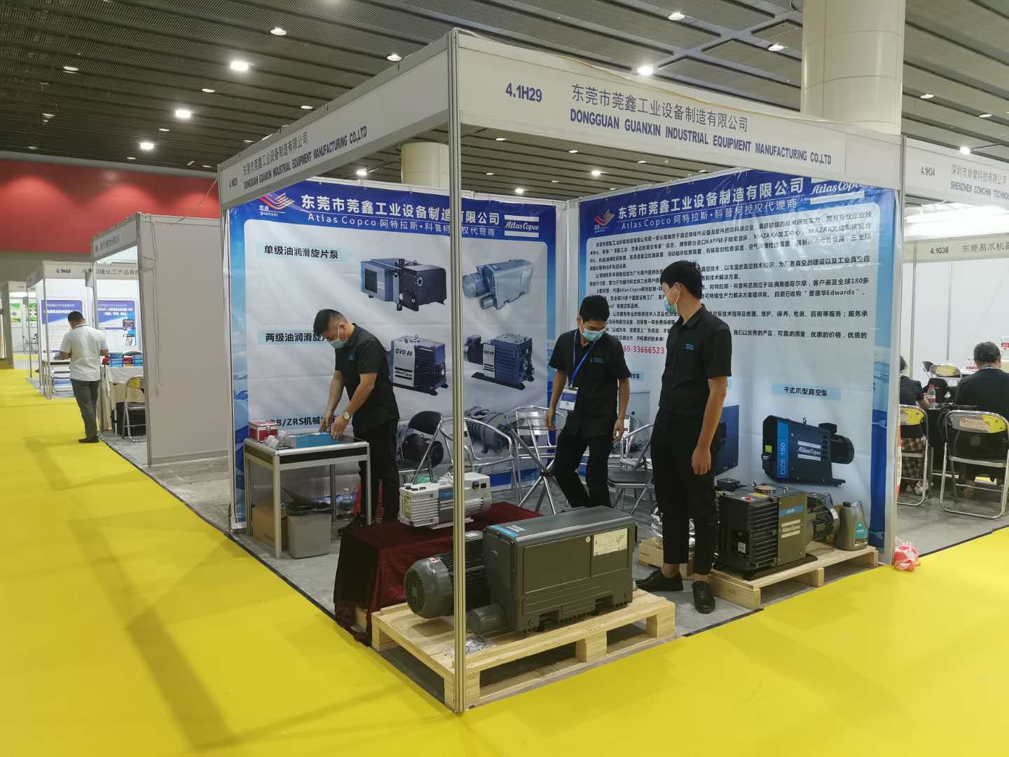 莞鑫工業參展2020年廣州國際真空鍍膜技術展會現場盛況！